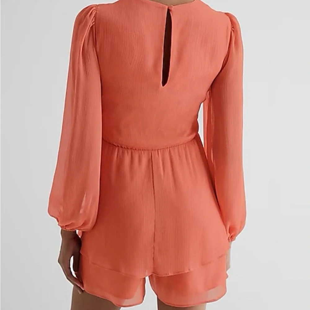 Express Coral Romper - Picture 2 of 6